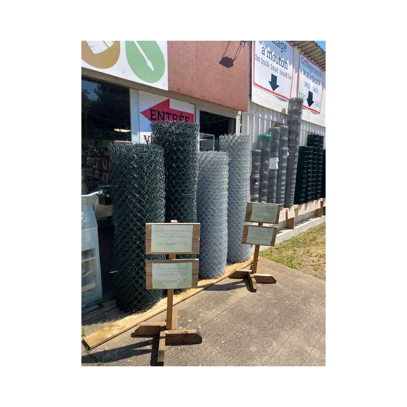 Grillage  vert  simple torsion  1M75