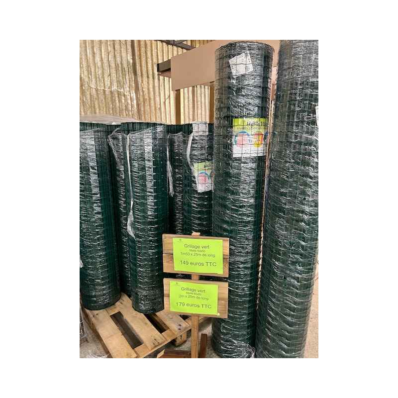 Grillage  2M  maille  50  x  50